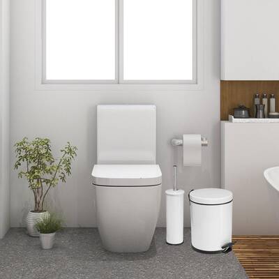 Eforeca Beyaz 5L Düz/Smooth Classic 2'li Banyo Seti